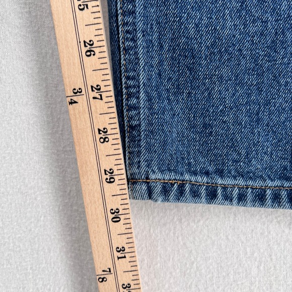 VINTAGE GAP Jeans Womens 27 28 Blue Loose Fit High Rise Rigid Medium wash Y2K - Picture 14 of 14